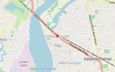 Oddamavadi map
