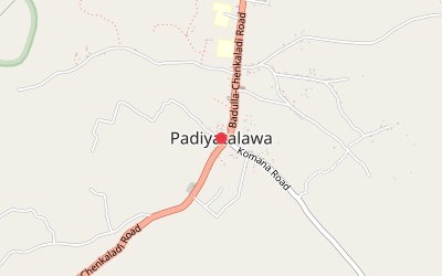 Padiyatalawa map