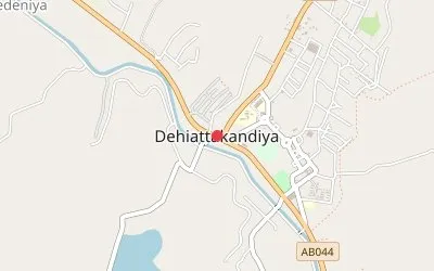 Dehiattakandiya map