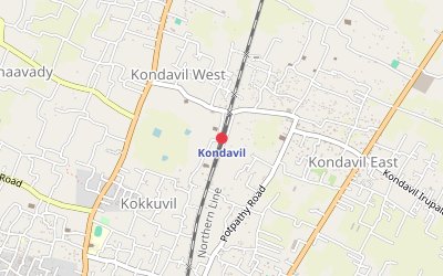 Kondavil map