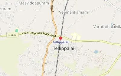Tellipalai map