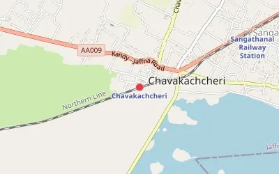 Chavakachcheri map