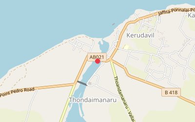 Thondamanaru map