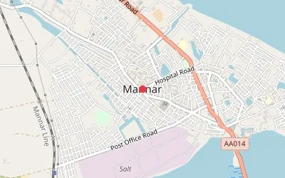 Mannar map