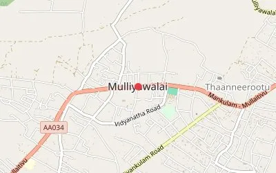 Mulliyawalai map