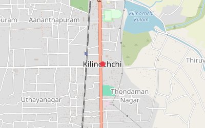 Kilinochchi map