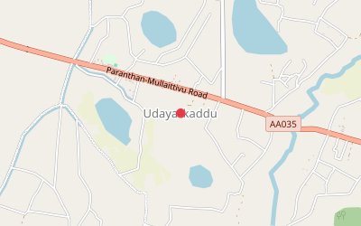 Udayarkaddu map