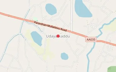 Udayarkaddu map