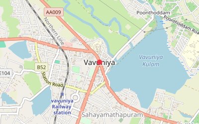 Vavuniya map