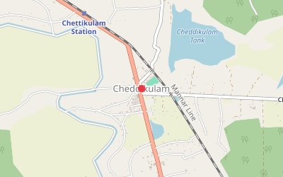 Cheddikulam map