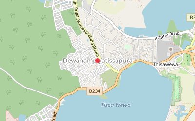 Dewanampiyatissapura map