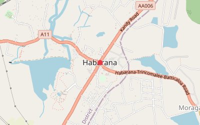 Habarana map