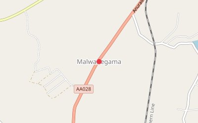 Malwanegama map