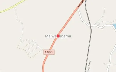 Malwanegama map