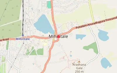Mihintale map