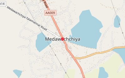 Medawachchiya map