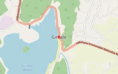 Giritale map