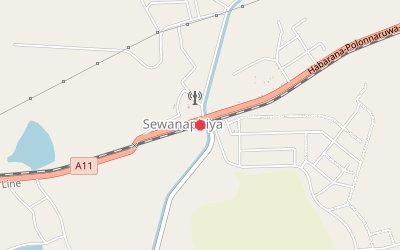 Sevanapitiya map