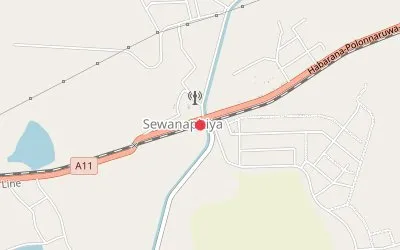 Sevanapitiya map