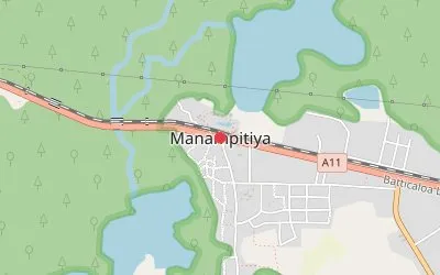 Manampitiya map