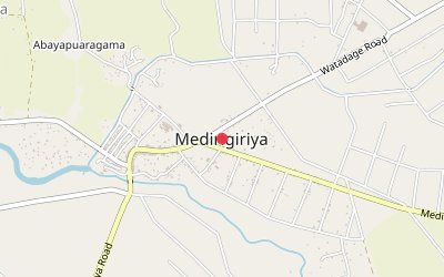 Medirigiriya map