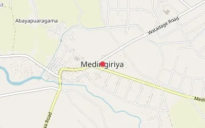 Medirigiriya map