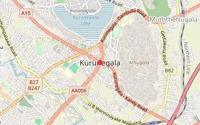 Kurunegala map