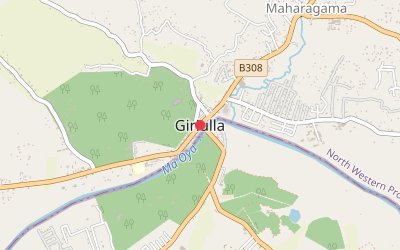 Giriulla map