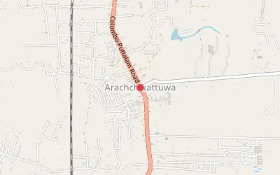 Arachchikattuwa map