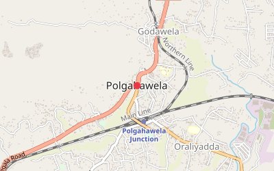 Polgahawela map