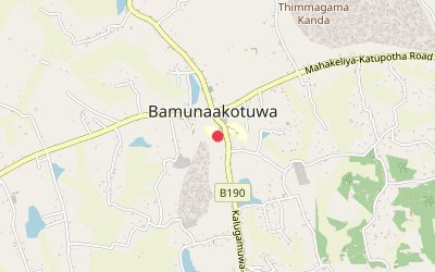 Bamunakotuwa map