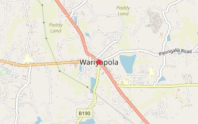 Wariyapola map