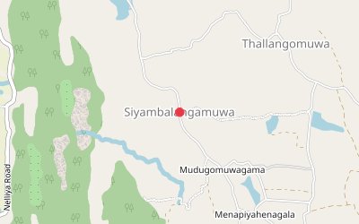 Siyambalangamuwa map