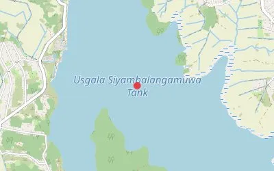 Usgala Siyambalangamuwa map