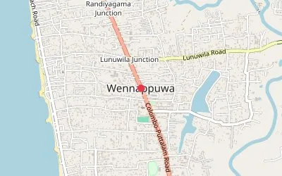 Wennappuwa map