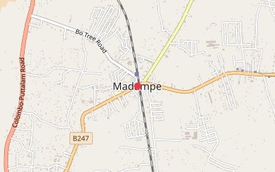Madampe map