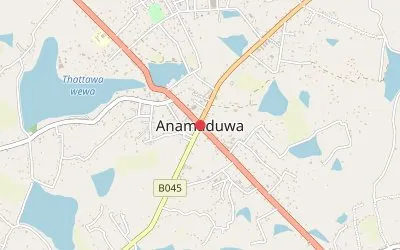 Anamaduwa map