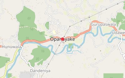 Opanayake map