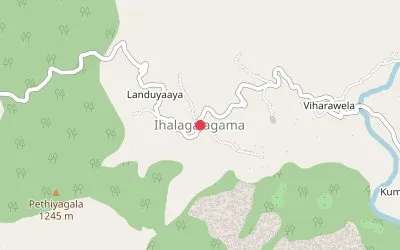 Ihalagalagama map
