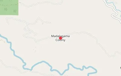 Madalagama map