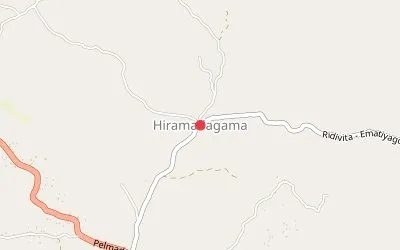 Hiramadagama map