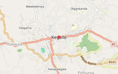Kegalle map
