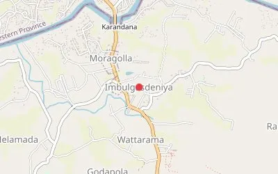 Imbulgasdeniya map