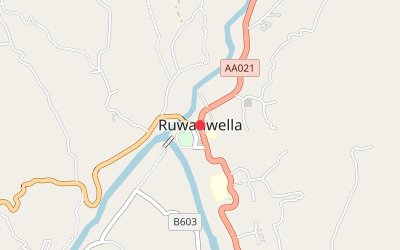 Ruwanwella map