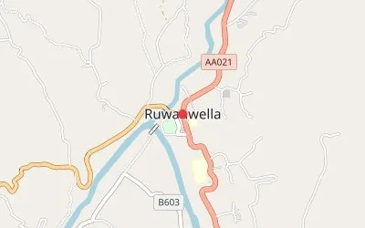 Ruwanwella map
