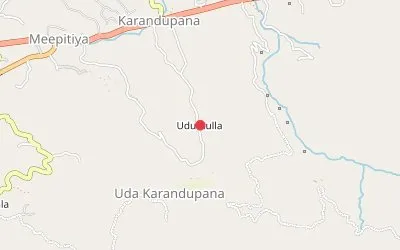Udumulla map