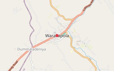 Warakapola map