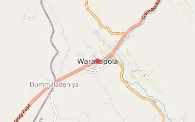 Warakapola map