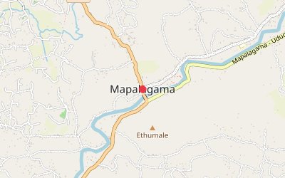 Mapalagama map