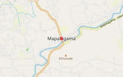 Mapalagama map